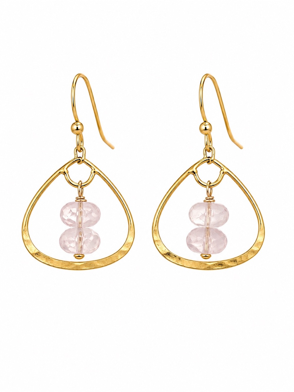 AWHK20 Morganite Hook Earrings